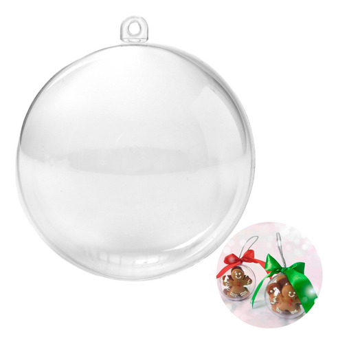 Esferas Acrílicas Transparentes 10 Cm. 12 Unidades