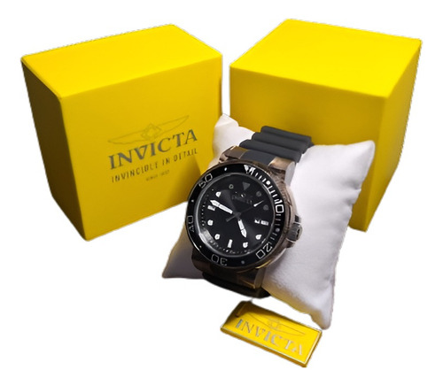 Invicta Pro Diver Men's Watch - 51.5mm, Black, Transparent (