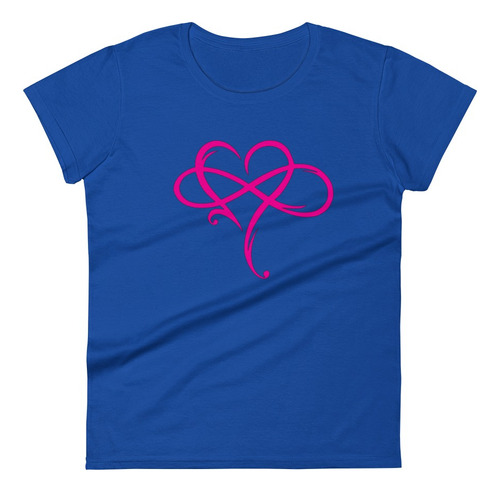 Playera Corazón Estilógrafo Rosa, Corazon Trazado Heart Amor
