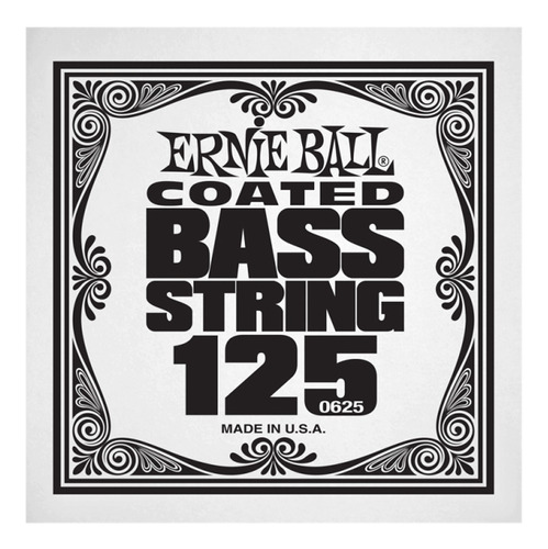 Cuerda De Bajo Ernie Ball .125 Coated Roundwound 0625