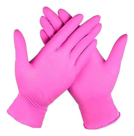 Guantes Descartables De Nitrilo ( Látex Free)  ¡ Caja X 100!