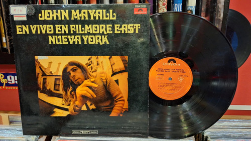 John Mayall En Vivo Filmore East New York Lp Vinilo 1972 Nm