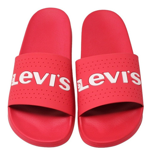 Sandalia De Playa Para Hombre Roja Levis 2123334