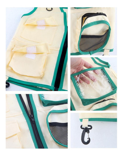 Kit Explorador Al Aire Libre Para Niños, Juego De Chaleco Y Sombrero, Kit De Explorador, Juego De Rol, Cosplay Para Explorador De Insectos, Zookeeper