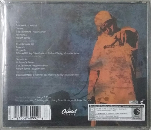 Cd Vico C + En Honor A La Verdad + Capitol Records + Emi (Usado)