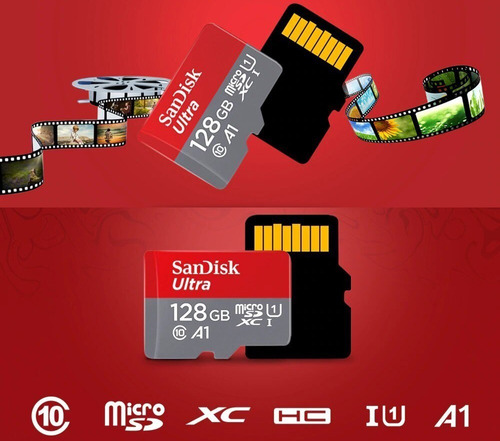 Cartão Micro Sdxc 128gb Ultra Sd Sandisk Classe 10