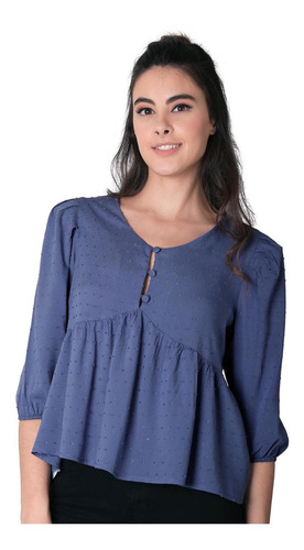 Blusa Mujer Azul Stfashion 50904609