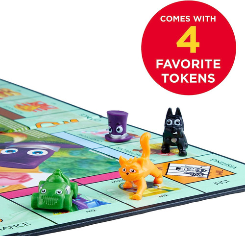 Juego De Mesa Junior De Hasbro Monopoly, Edad De 5 Años Y Má