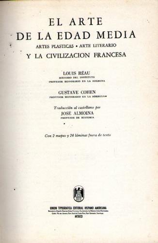 El Arte De La Edad Media Y La Civilización Francesa