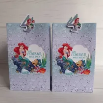 Comprar Bolsitas Golosineras Personalizadas - La Sirenita Modelo 2