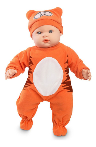 Imagem 1 de 3 de Boneco Bebê Tigrão Coleção Melhores Amigos C/ Acessório Roma