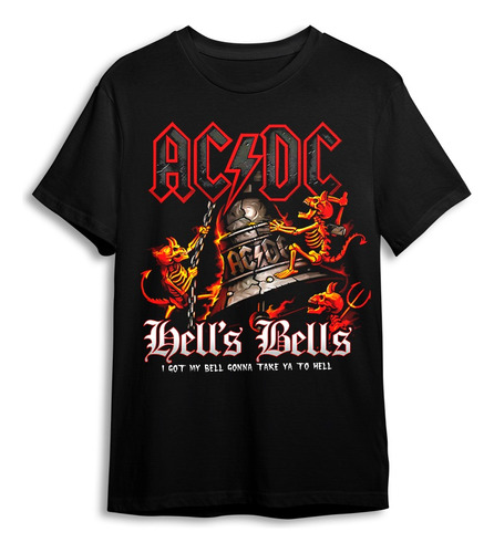 Polera Ac/dc - Hell´s Bells - Holy Shirt