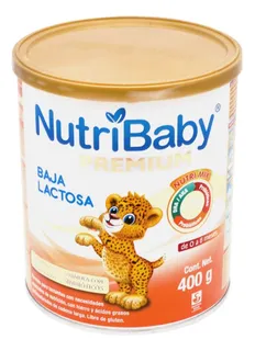 Nutribaby Premium Baja En Lactosa Polvo Lata Con 400 G