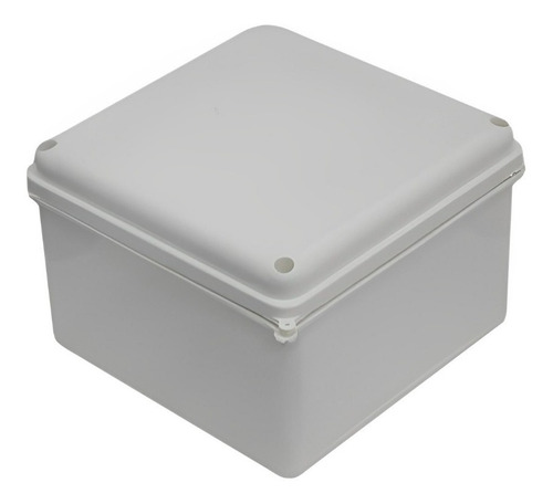 Caja De Paso Plastica 15x15 Blanca 10 Unidades