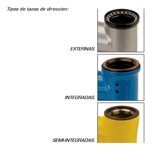 Taza Adaptador Horquilla Conica Cuadro Recto Conico Bicicleta