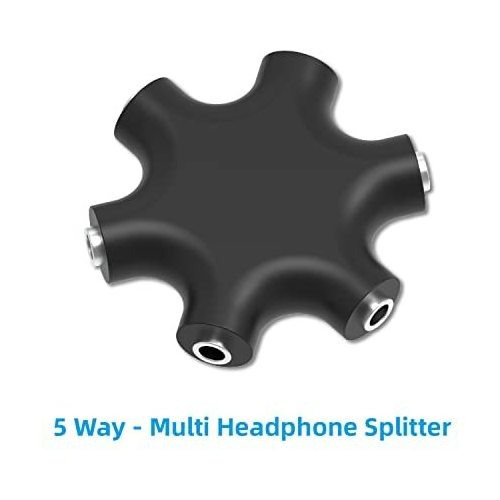 Ebeetech - Divisor De Audio Para Auriculares MĂșltiples (3,5
