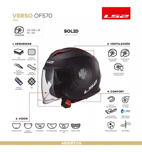 Casco ls2 570 verso hotsell