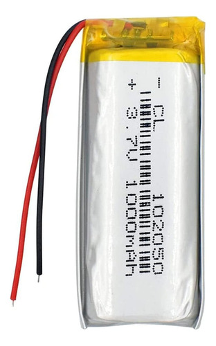 Batería Recargable De Li-po 1000 Mah 3,7 V. Modelo 102050.