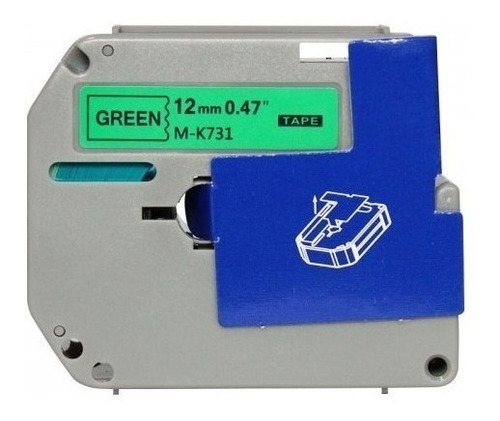 Fita Compativel Para Rotulador Brother Mk731 Pt45 Pt80 Pt110