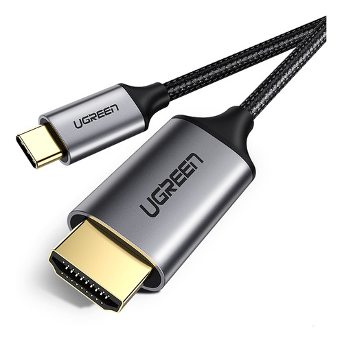 Ugreen Mm142 Cabo Micro Usb Tipo C Para Hdmi Preto