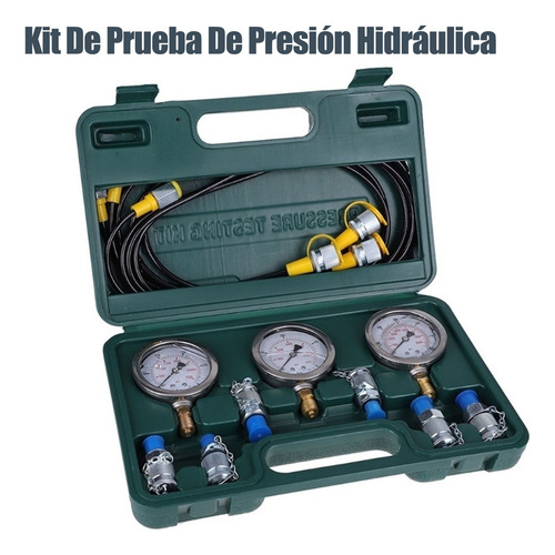 F Kit De Prueba De Presión Hidráulica De La Excavadora Del