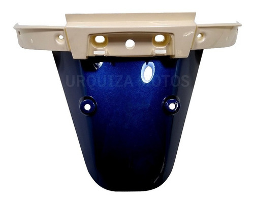 Guardabarro Porta Patente Trasero Azul Styler Exclusive Z3