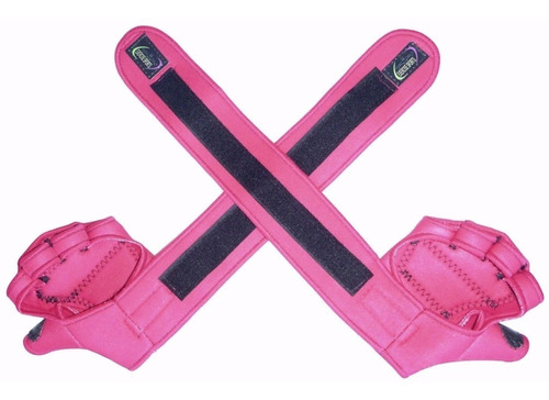 Luva Neoprene Com Munhequeira Rosa P/m/g.