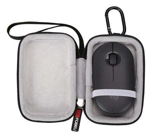 Fblfobeli Estuche Rígido Viaje Eva Mouse Inalámbrico Pebble