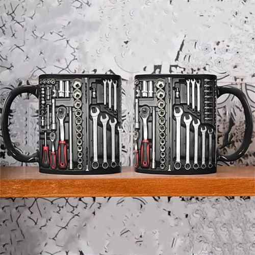 Caja De Herramientas Mecánicas, Taza De Café Grande