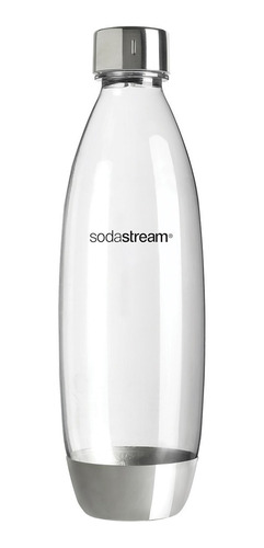 Botella Envase 1 Litro Sodastream Metal Gas Tapa Rosca +