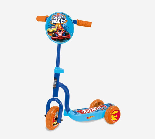Scooter Infantil Hot Wheels Monopatin 3 Ruedas Unibike 1230