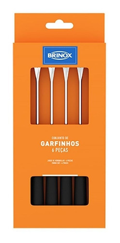 Imagem 2 de 8 de Jogo Garfo Fondue Conjunto Garfinho Petisco Colorido 6 Peças