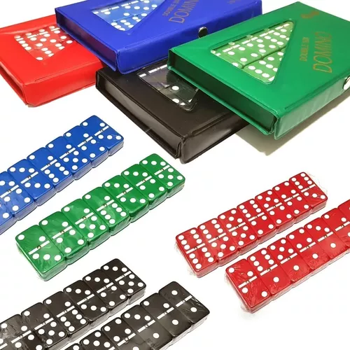 Jogo Domino de Osso Profissional Com Estojo de Madeira 28 Peças