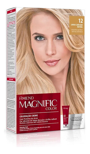 Tintura Amend Magnific Color 12 Louro Clarissimo Natural