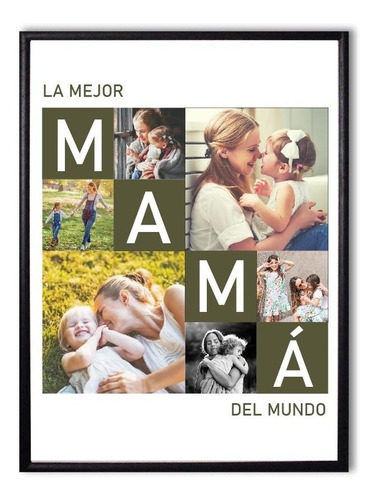 Regalo Día De La Madre Cuadro 30x40cm Fotos Personalizado