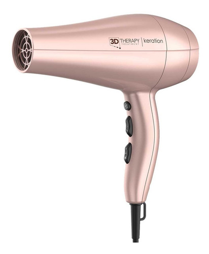 Secador de pelo GA.MA Italy 3D Therapy Diva 3D Keration rosa 220V - 240V