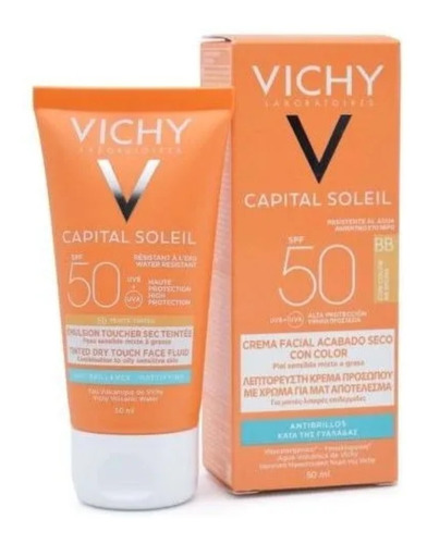 Vichy Capital Soleil Bb Cream Crema Spf50 Con Color 50ml 