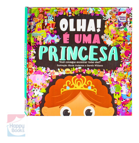 Princesas Procurar E Encontrar - Livro Interativo | Happy Books