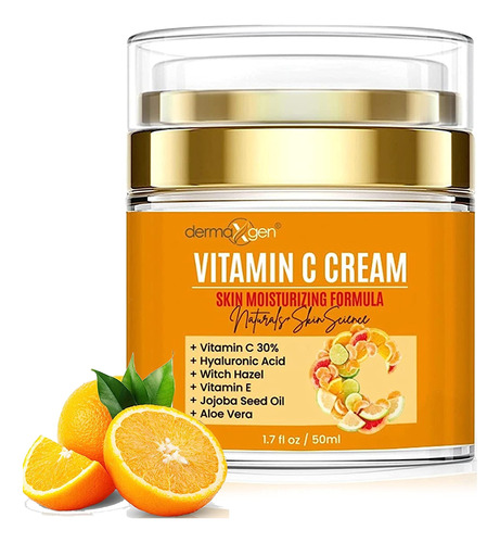 Dermaxgen Crema Hidratante De Vitamina C  Tratamiento Organ