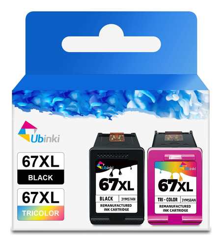 Cartucho Tinta Negro 67xl Hp Ink Para Impresora Hp Envy