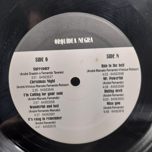 Imagem 3 de 8 de Vinil Lp Orquídea Negra Disco Ótimo Estado Capa Ruim.