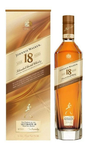 Whisky Johnnie Walker 18 Años, 750 Ml.