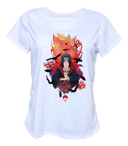 Blusa Playera Naruto Itachi Susano Mujer Anime