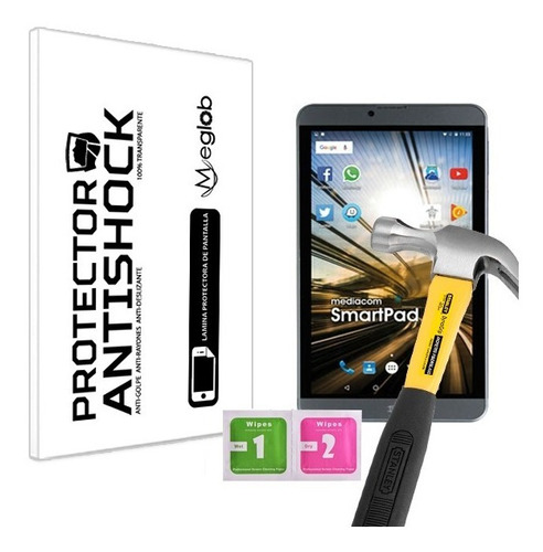 Protector Pantalla Anti-shock Tablet Mediacom Smartpad I2 8
