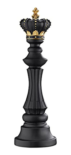 Navaris Chess Statue Decor Piece - 16  Tall Decorative Resin