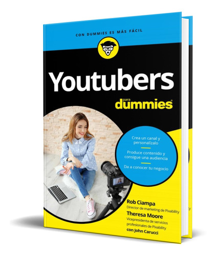 Libro Youtubers Para Dummies [ Rob Ciampa ] Original