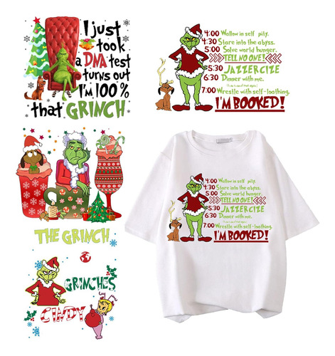 Christmas Iron On Transfers For T-shirts Iron Stickers ...