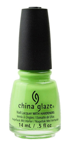 Esmalte De Uña China Glaze Verde Brillante Endurecedor 14ml