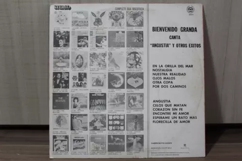 Lp Bienvenido Granda (canta Angustia ) Original Hbs