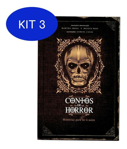 Kit 3 Livro Contos De Horror - Martha Argel - Farol